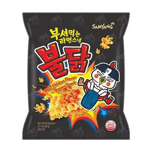 Mì Snack Gà Cay, Hot Chicken Noodle Snack (90g) - SAMYANG