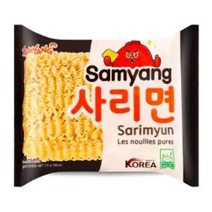 Mì Không Vị, Plain Noodles, 3.88 oz (110g) - SAMYANG