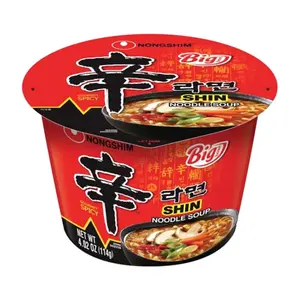 Mì Hàn Quốc Vị Cay, Shin, Noodle Soup, Spicy, 4.02 oz (114g) - NONGSHIM