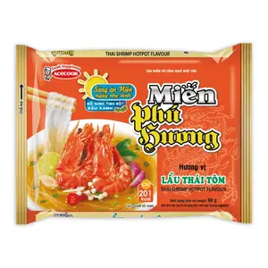 Miến Phú Hương, Hương Vị Lẩu Thái Tôm, Instant Glass Noodles, Thai Shrimp Hotpot Flavour (60g) - ACECOOK