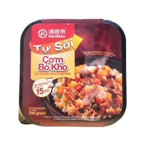 Cơm Bò Kho Tự Sôi, Self-Heating Braised Beef Rice (290g) - HAIDILAO