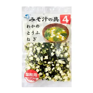 Canh Rong Biển Đậu Hũ Sấy Khô, Dried Seaweed & Tofu for Miso Soup (100g) - NAGATANIEN