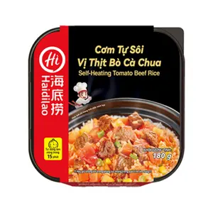 Cơm Tự Sôi Vị Thịt Bò Cà Chua, Self-Heating Tomato Beef Rice (180g) - HAIDILAO