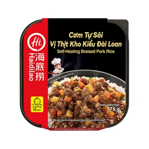 Cơm Tự Sôi Vị Thịt Kho Kiểu Đài Loan, Self-Heating Braised Pork Rice (175g) - HAIDILAO