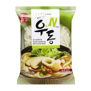 Mì Udon Truyền Thống, Udon Noodles with Soup Base, Fresh Udon (225g) - BON GO JANG