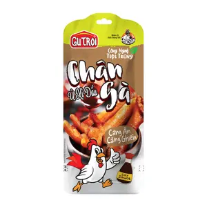 Chân Gà Vị Cay, Spicy Chicken Feet (33g) - ONG CHA VA