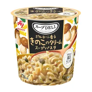 Mì Ý Sốt Kem Nấm Thông, Soup Deli, Porcini Mushroom Cream Soup Pasta (42.3g) - AJINOMOTO
