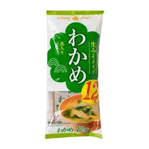 Súp Miso Rong Biển Ăn Liền, Instant Miso Soup with Wakame Seaweed, 12 Phần (216g) - HIKARI MISO