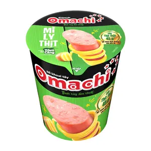 Mì Khoai Tây Mì Ly Thịt Hương Vị Lẩu Tôm Càng, Potato Noodle Cup, Prawn Hot Pot Flavor (112g) - OMACHI