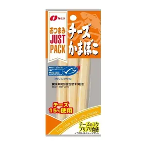 Xúc Xích Cá Phô Mai, Cheese Kamaboko, Fish Cake Stick with Cheese (36g) - NATORI
