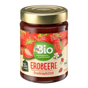 Mứt Dâu Hữu Cơ, Strawberry Jam, Erdbeere (340g) - DMBIO