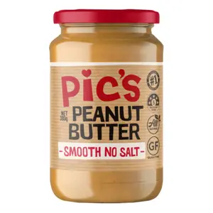 Bơ Đậu Phộng Mịn Không Muối, Peanut Butter, Smooth No Salt (380g) - PIC'S