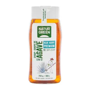 Siro Cây Thùa Hữu Cơ, Bio Agave Syrup, Blue Agave Premium (250ml) - NATURGREEN