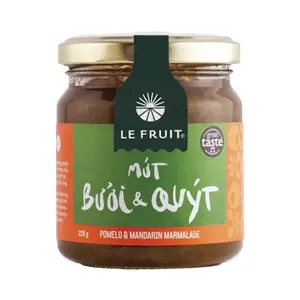 Mứt Bưởi & Quýt, Pomelo & Mandarin Marmalade (225g) - LE FRUIT
