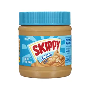 Bơ Đậu Phộng Mịn, Creamy Peanut Butter, 12 oz (340g) - SKIPPY