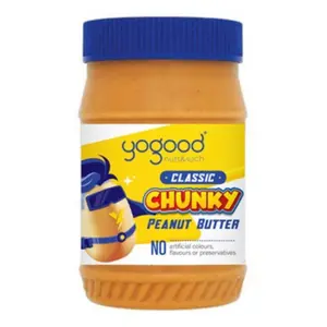 Bơ Đậu Phộng Hạt Nguyên Bản, Classic Chunky Peanut Butter (453g) - YOGOOD