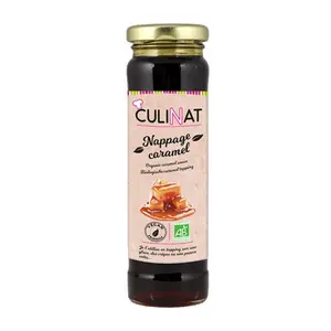 Sốt Caramel Hữu Cơ, Nappage Caramel, Organic Caramel Sauce (190g) - CULINAT