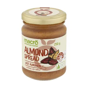 Bơ Hạnh Nhân, Almond Spread, Just Almonds (250g) - MACRO