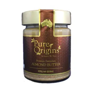 Bơ Hạnh Nhân, Premium Australian Almond Butter, 8.8 oz (250g) - PURE ORIGINS