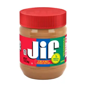 Bơ Đậu Phộng Mịn, Creamy Peanut Butter, 12 oz (340g) - JIF