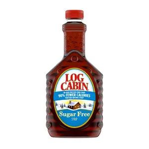 Siro Không Đường, Sugar Free Syrup, 90% Fewer Calories, 12 fl oz (355ml) - LOG CABIN