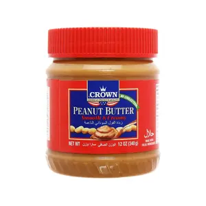 Bơ Đậu Phộng Mịn, Peanut Butter, Smooth & Creamy, 12 oz (340g) - CROWN