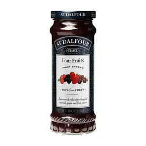 Mứt 4 Loại Trái Cây, Four Fruits Fruit Spread, 100% from Fruit, 10 oz (284g) - ST DALFOUR