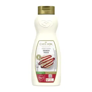 Siro Dâu, Carte D`Or, Sabor Fresa Morango, Gluten Free (1kg) - WALL'S