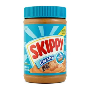 Bơ Đậu Phộng Mịn, Creamy Peanut Butter, 7g Protein per Serving, 16.3 oz (462g) - SKIPPY