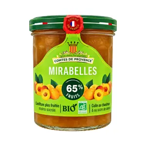 Mứt Mận Vàng Hữu Cơ, Mirabelles, Organic Mirabelle Plums Jam (350g) - COMTES DE PROVENCE