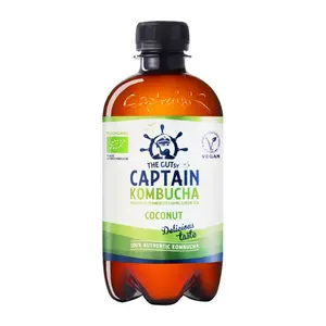 Trà Lên Men Hữu Cơ Dừa, Coconut Kombucha (400ml) - THE GUTSY CAPTAIN