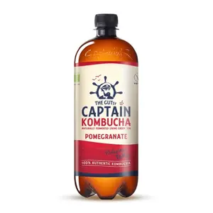 Trà Lên Men Hữu Cơ Lựu, Pomegranate Kombucha (1L) - THE GUTSY CAPTAIN