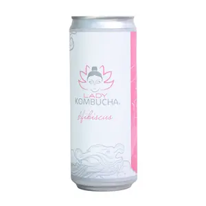 Trà Lên Men Vị Hoa Bụp Giấm, Hibiscus Kombucha (330ml) - LADY KOMBUCHA