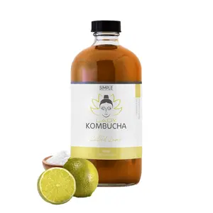 Trà Lên Men Vị Chanh Muối, Salted Lime Kombucha (250ml) - LADY KOMBUCHA