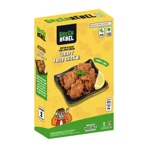 Thịt Gà Chiên Giòn Chay, Plant-Based Crispy Fried Chick`n (225g) - GREEN REBEL