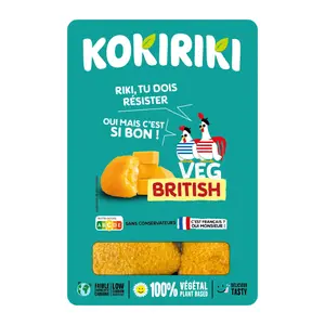 Gà Viên Chiên Kiểu Anh Thuần Chay Đông Lạnh, Vegan British Nuggets (200g) - KOKIRIKI