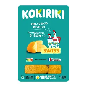Gà Viên Chiên Kiểu Thụy Sĩ Thuần Chay Đông Lạnh, Vegan Swiss Nuggets (200g) - KOKIRIKI