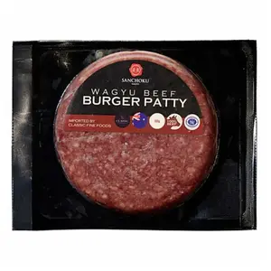 Thịt Bò Burger Wagyu, Sanchoku Wagyu Beef Burger Patty (100g) - STANBROKE