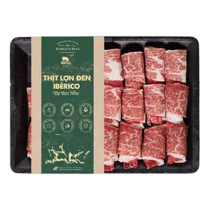 Thịt Lợn Đen Iberico Tây Ban Nha, Thịt Cổ Cuộn, Iberico Rolled Collar (300g) - THE WORLD'S BEST
