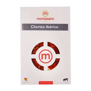 Xúc Xích Cay Iberico Cebo Muối Cắt Lát, Chorizo Ibérico (100g) - MONTESANO