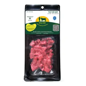 Thịt Bò Cắt Khối Lúc Lắc, Beef Cubes, Diced (250g) - PACOW INTERNATIONAL