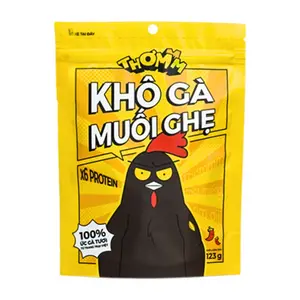 Khô Gà Muối Ghẹ, Chicken Jerky, Sentinel Crab & Salt (123g) - THOMMM