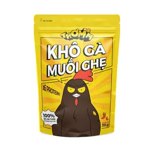 Khô Gà Muối Ghẹ, Chicken Jerky, Sentinel Crab & Salt (39g) - THOMMM