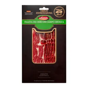 Thịt Heo Muối, Paleta de Cebo de Campo Ibérica, Iberian Cebo de Campo Shoulder (100g) - LA PRUDENCIA