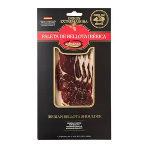 Thịt Heo Muối, Paleta de Bellota Ibérica, Iberian Bellota Shoulder (50g) - LA PRUDENCIA