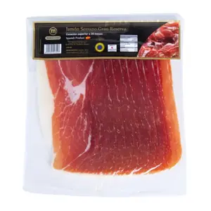 Thịt Đùi Sau Serrano Cắt Lát, Jamon Serrano Gran Reserva, Dry Cured Ham Sliced (120g) - MONTESANO