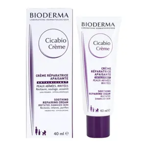 Kem Dưỡng Ẩm Phục Hồi Cho Da Tổn Thương, Cicabio Crème, Soothing Repairing Cream, 1.3 fl oz (40ml) - BIODERMA