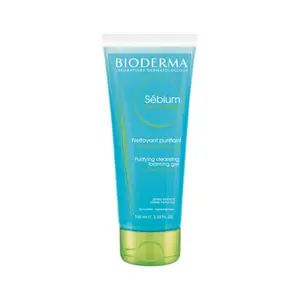 Gel Rửa Mặt Tạo Bọt Cho Da Dầu, Sébium Gel Moussant, Purifying Cleansing Foaming Gel, 3.4 fl oz (100ml) - BIODERMA