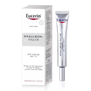 Kem Mắt Giảm Nếp Nhăn, Hyaluron - Filler, Eye SPF 15 (15ml) - EUCERIN