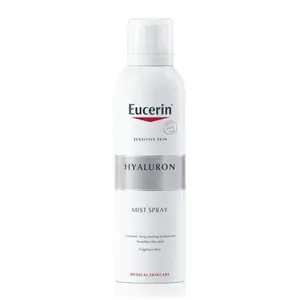 Xịt Dưỡng Khóa Ẩm Cho Da Nhạy Cảm, Hyaluron, Mist Spray, Sensitive Skin (150ml) - EUCERIN